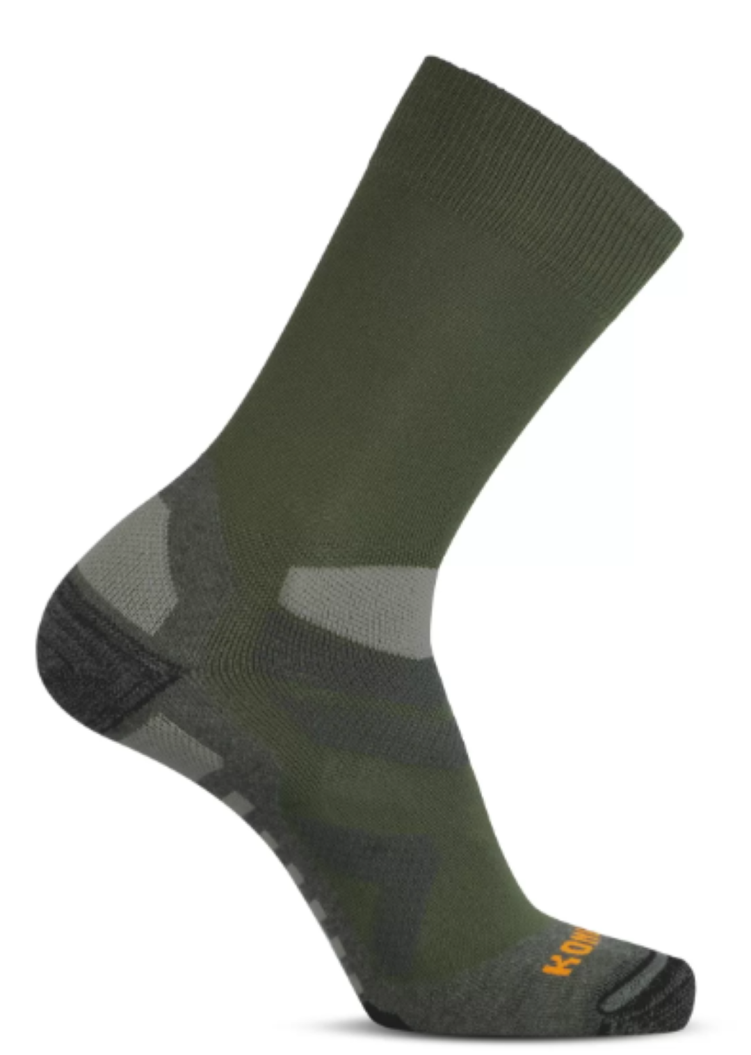 KONUSTEX Treklo Calze da caccia e trekking estivi, rinforzo sul piede, 40% poliestere, 33% polipropilene, 25% poliammide, 2% elastan, primavera (IT, Numero, 38, 40, Regular, Regular, 4, Verde)