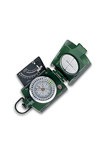 KONUS KONUSTAR-10 Bussola in Metallo, Grigia con Liquido e Clinometro