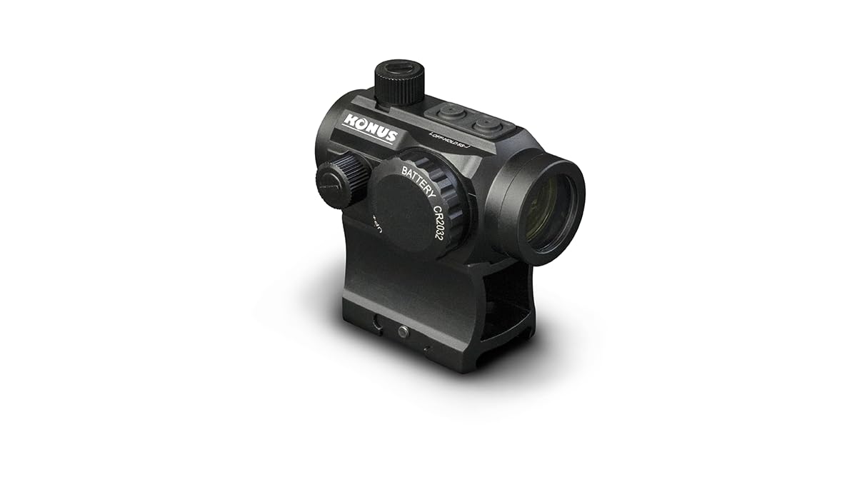 KONUS NUCLEAR, Mirino Tecnologicamente Avanzato con Doppio Sistema di Montaggio, Adattare all'Arma Semplicemente,Verde O Rosso Zoom 1x22