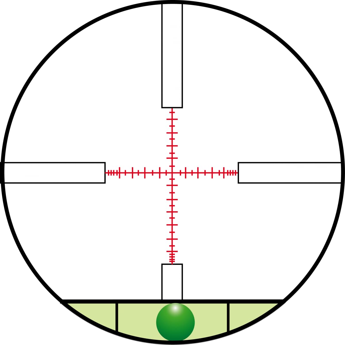 KONUS KONUSPRO M30 12,5-50X56 Ottica per Tiro a Lunga Distanza Illuminata a reticolo Mil Dot, Zoom 12.5-50X56