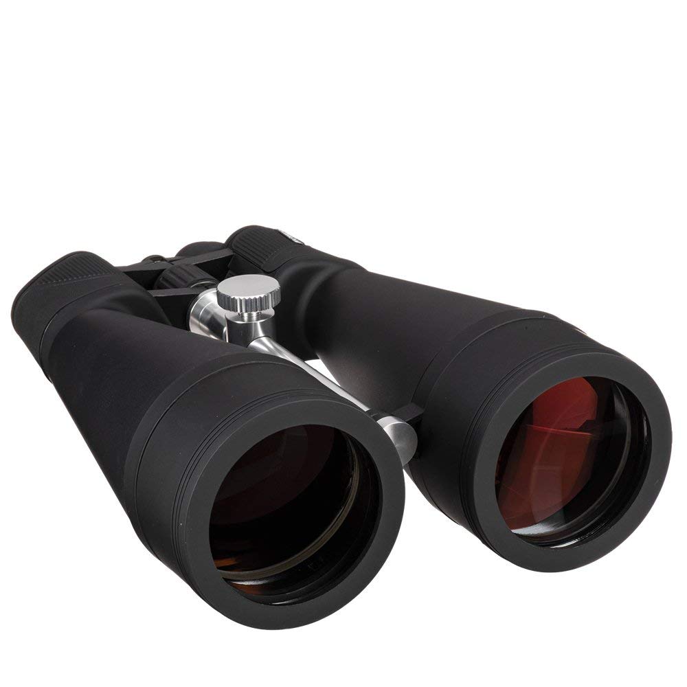 KONUS GIANT-80 20x80 Binocolo Gigante Multiuso con Rivestimento in Gomma Nero e Zoom 20x80