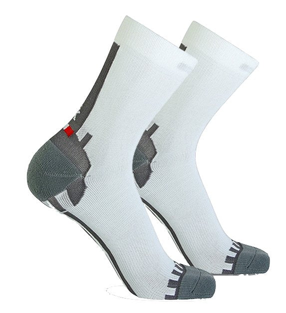 Calze leggera bianca per bici Konustex SPINNER 6 paia - OnTheRoad.shop - KONUSTEX