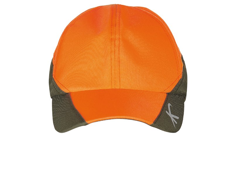 Cappello da caccia KONUSTEX HIVI CAP anti pioggia arancione alta visibilità - OnTheRoad.shop - KONUSTEX