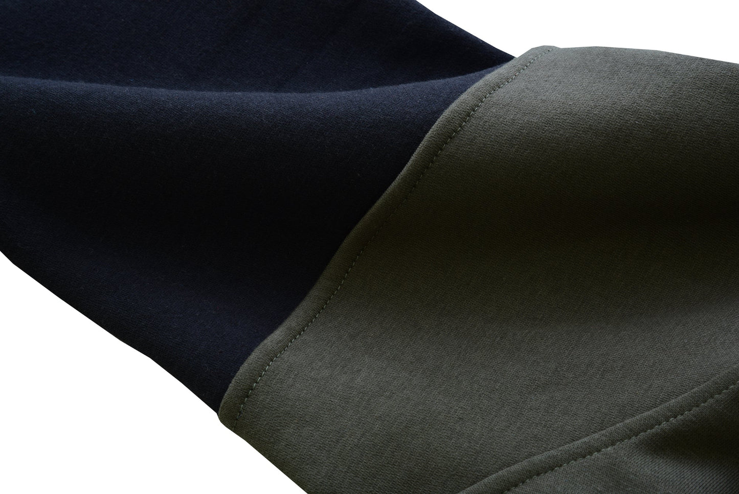 Felpa KONUSTEX LYSEO verde nera con cappuccio e rinforzi #357 - OnTheRoad.shop - KONUSTEX