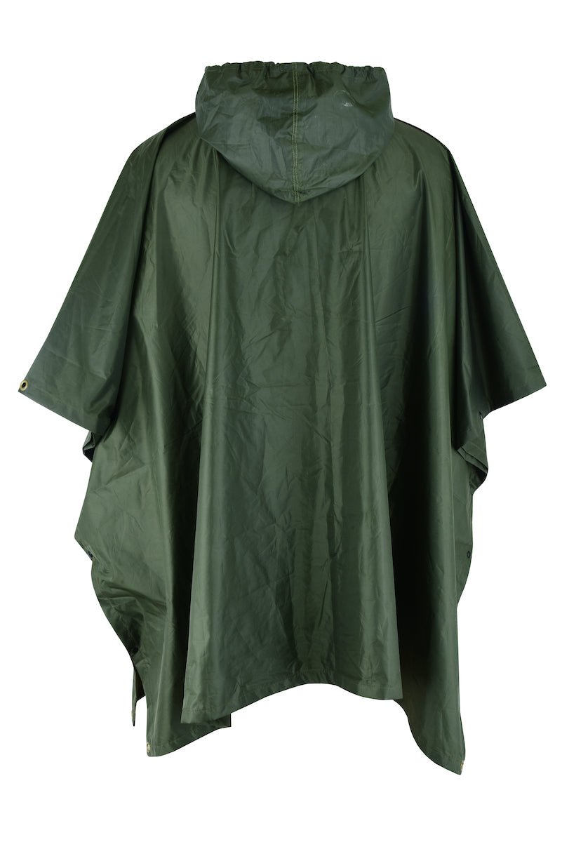 Giacca da caccia KONUSTEX LAXO PONCHO verde leggero impermeabile anti vento - OnTheRoad.shop - KONUSTEX