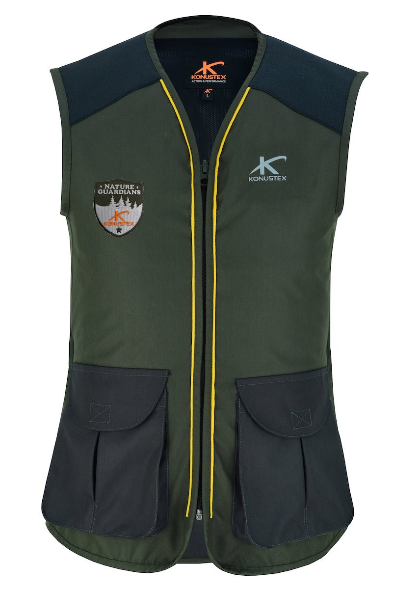 Gilet da caccia KONUSTEX NOTABLE donna verde #386 - OnTheRoad.shop - KONUSTEX