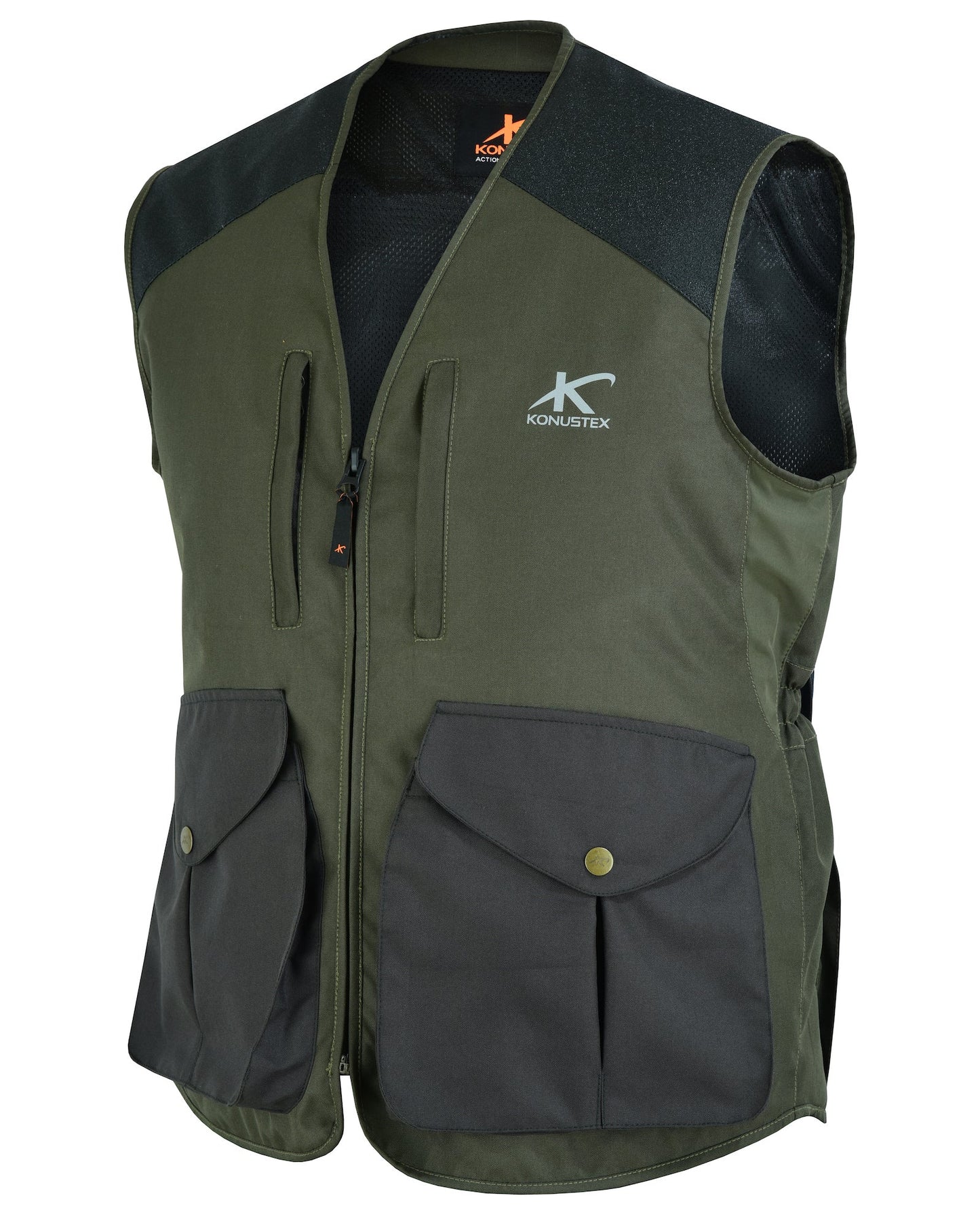 Gilet da caccia KONUSTEX NOTABLE verde #367 - OnTheRoad.shop - KONUSTEX