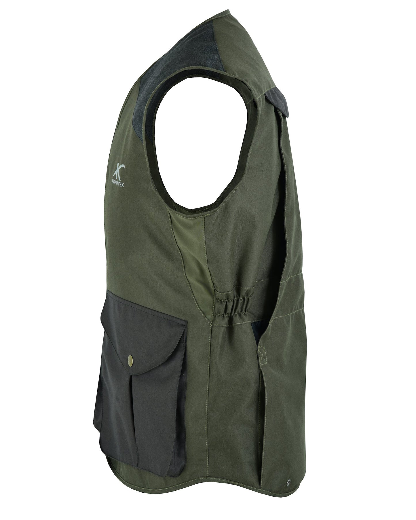Gilet da caccia KONUSTEX NOTABLE verde #367 - OnTheRoad.shop - KONUSTEX