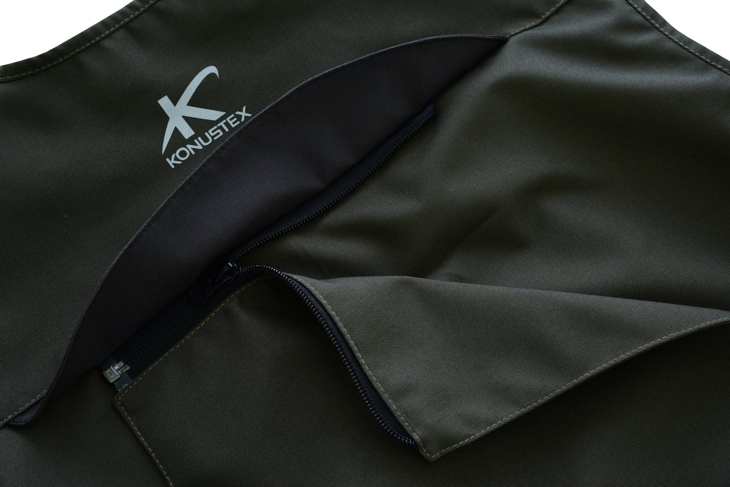 Gilet da caccia KONUSTEX NOTABLE verde #367 - OnTheRoad.shop - KONUSTEX
