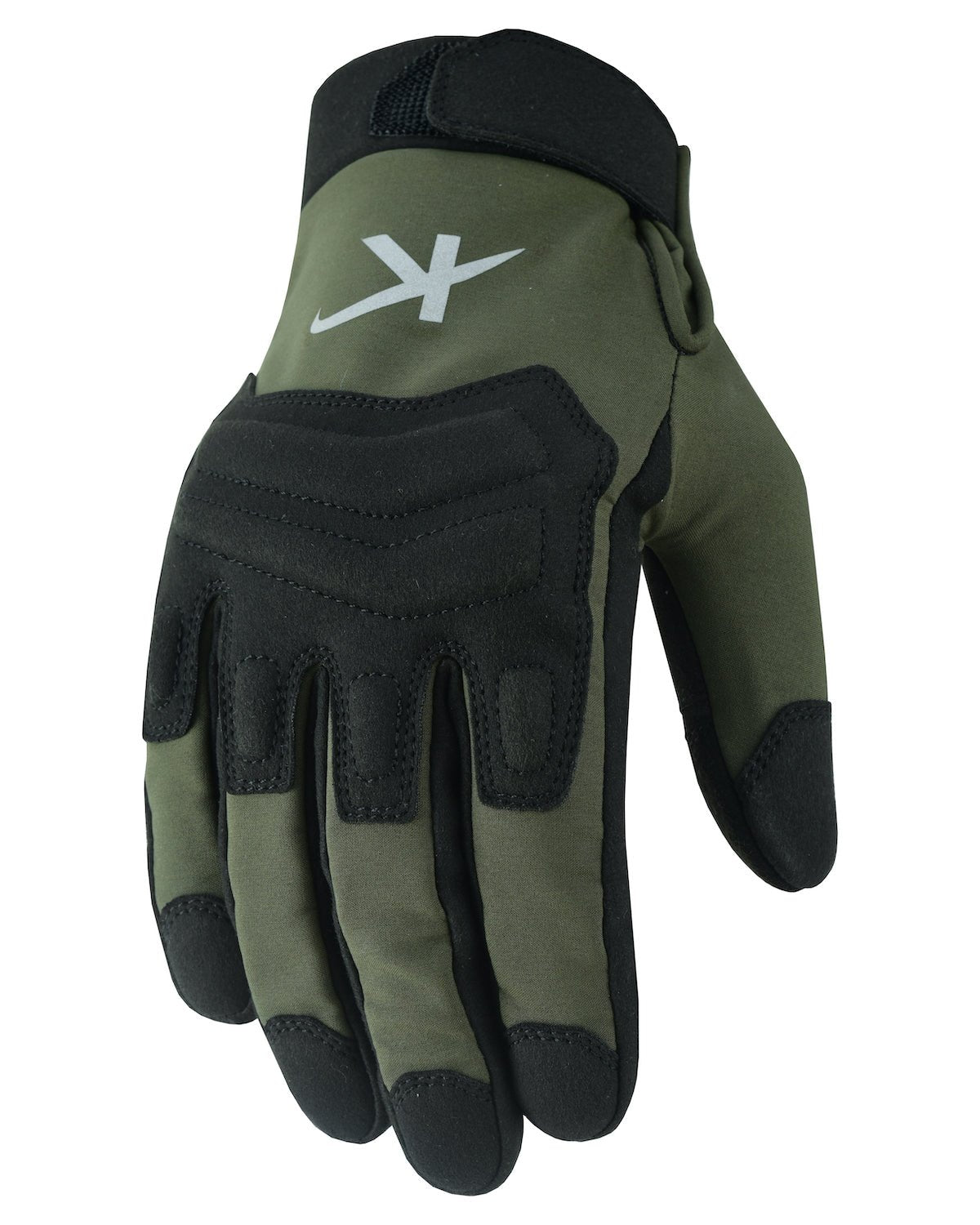 Guanti da caccia KONUSTEX GLADIO verde tattici touch screen - OnTheRoad.shop - KONUSTEX