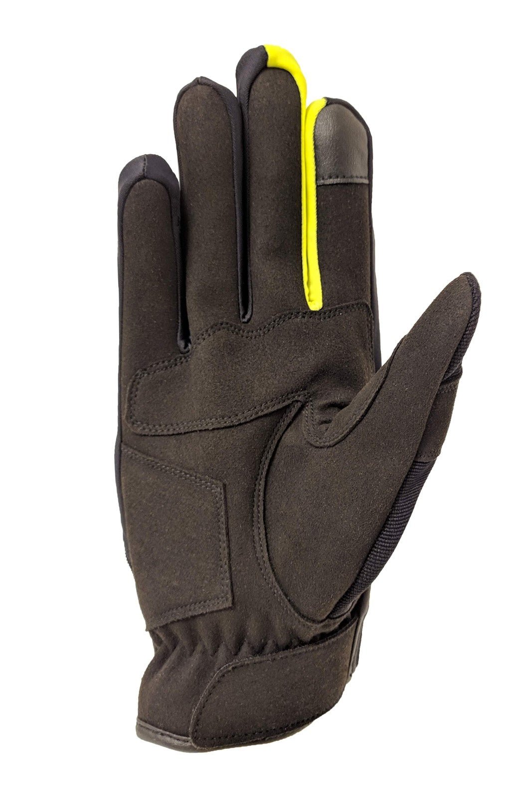 Guanti estivi OJ MINIMAL in tessuto, nero e giallo fluo - OnTheRoad.shop - OJ