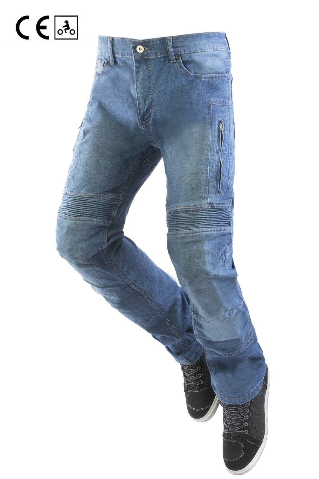 Jeans moto OJ UPGRADE uomo estivi ventilati con protezioni