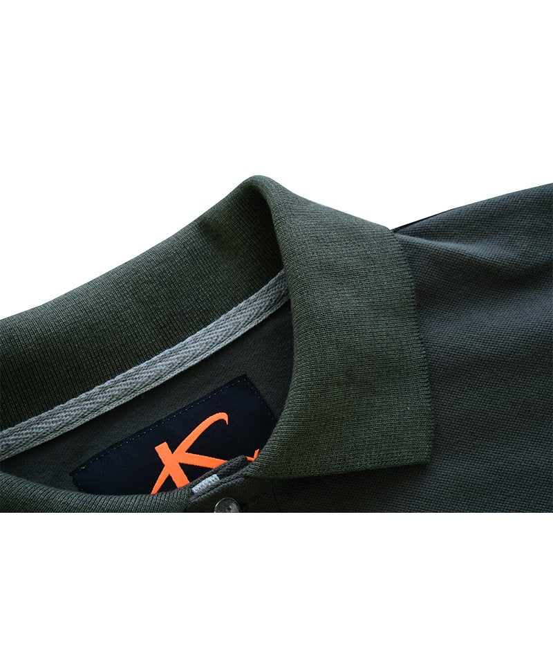 KONUSTEX UNITARY POLO L/S T-shirt maglia Polo Verde maniche lunghe - OnTheRoad.shop - KONUSTEX