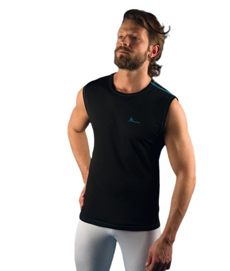 T-shirt maglia maglia spalla larga KONUSTEX K-FREE 11 nero - OnTheRoad.shop - KONUSTEX