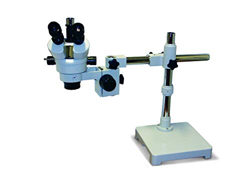 KONUS CRYSTAL-PRO Microscopio Stereoscopico Stativo con Braccio Lungo e Zoom 7x-45x