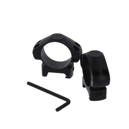 KONUS STEEL 30 mm -LOW Set di Anelli di Montaggio per Ottiche in Acciaio di Alta Qualità