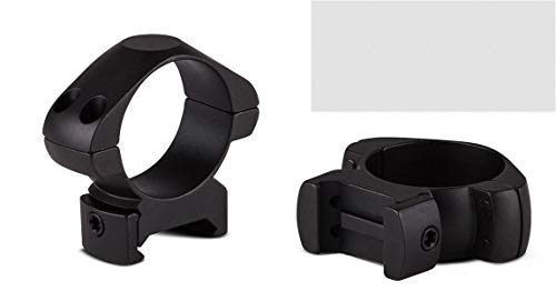 KONUS STEEL 25,4 mm -LOW Set di Anelli di Montaggio per Ottiche in Acciaio di Alta Qualità