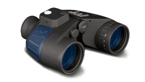 KONUS TORNADO 7x50 Binocolo Impermeabile e Galleggiante per Settore Nautico, Caccia e Militare con Bussola, Zoom 7x50