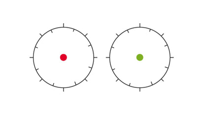 KONUS NUCLEAR, Mirino Tecnologicamente Avanzato con Doppio Sistema di Montaggio, Adattare all'Arma Semplicemente,Verde O Rosso Zoom 1x22