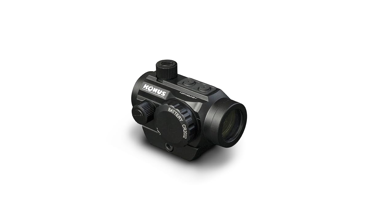 KONUS NUCLEAR, Mirino Tecnologicamente Avanzato con Doppio Sistema di Montaggio, Adattare all'Arma Semplicemente,Verde O Rosso Zoom 1x22