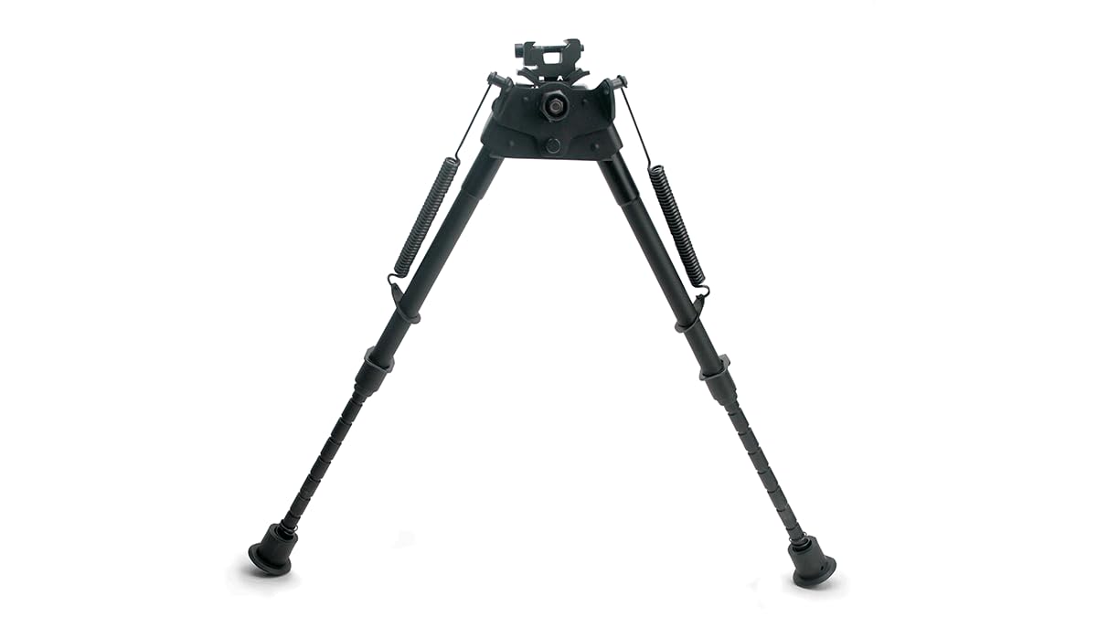 KONUS BIPIEDE DA TIRO REGOLABILE WEAVER Bipiede da Tiro Altezza regolabile da 15 cm a 22 cm, 360 gr, Attacco Weaver, Caccia e Tiro Sportivo