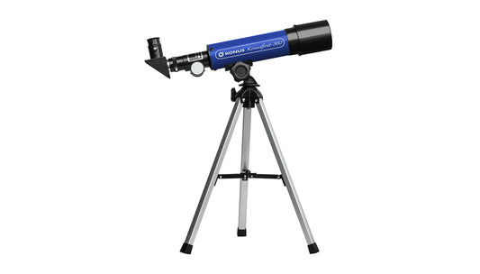 KONUS KONUSFIRST-360 Telescopio Astronomico Rifrattore da Tavolo con Diametro 50 mm, Lunghezza Focale 360 mm f/7.2
