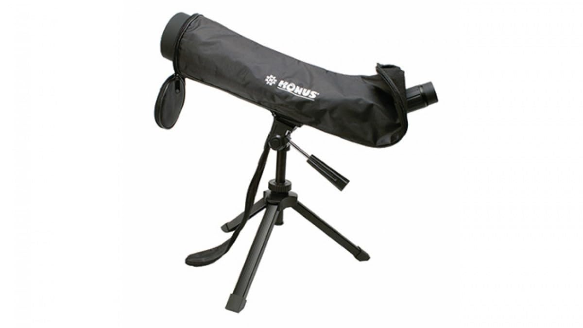 KONUS KONUSPOT-65 Cannocchiale da Caccia e da Tiro, Ideale per Birdwatching anche all'Alba e al Crepuscolo, Zoom/Diametro 15-45x65