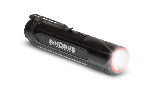 KONUS KONUSLIGHT-2K Torcia Ricaricabile da Caccia 2000 lm E Luminosità Variabile, Dimensioni Compatte, Modalità di Lampeggio