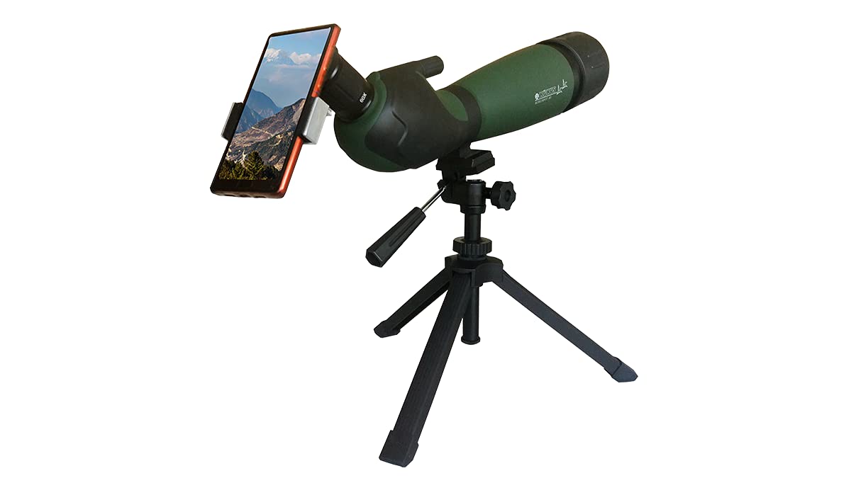 KONUS KONUSPOT-65 Cannocchiale da Caccia e da Tiro, Ideale per Birdwatching anche all'Alba e al Crepuscolo, Zoom/Diametro 15-45x65