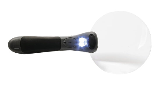 KONUS LUX-90 Lente 2.5x ad Illuminazione LED, Batterie Incluse, Diametro 90 mm