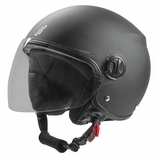 Casco JET ARIA 22-06 nero op Tg L