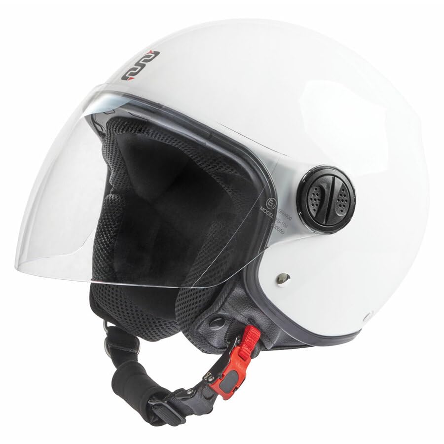 Casco JET ARIA 22-06 bianco luc Tg M