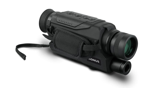 KONUS KONUSPY-18 Monocolo Notturno Digitale con Zoom Potente 6-36x, Illuminatore Laser per Visione al Buio, Immagini Nitide 640x480