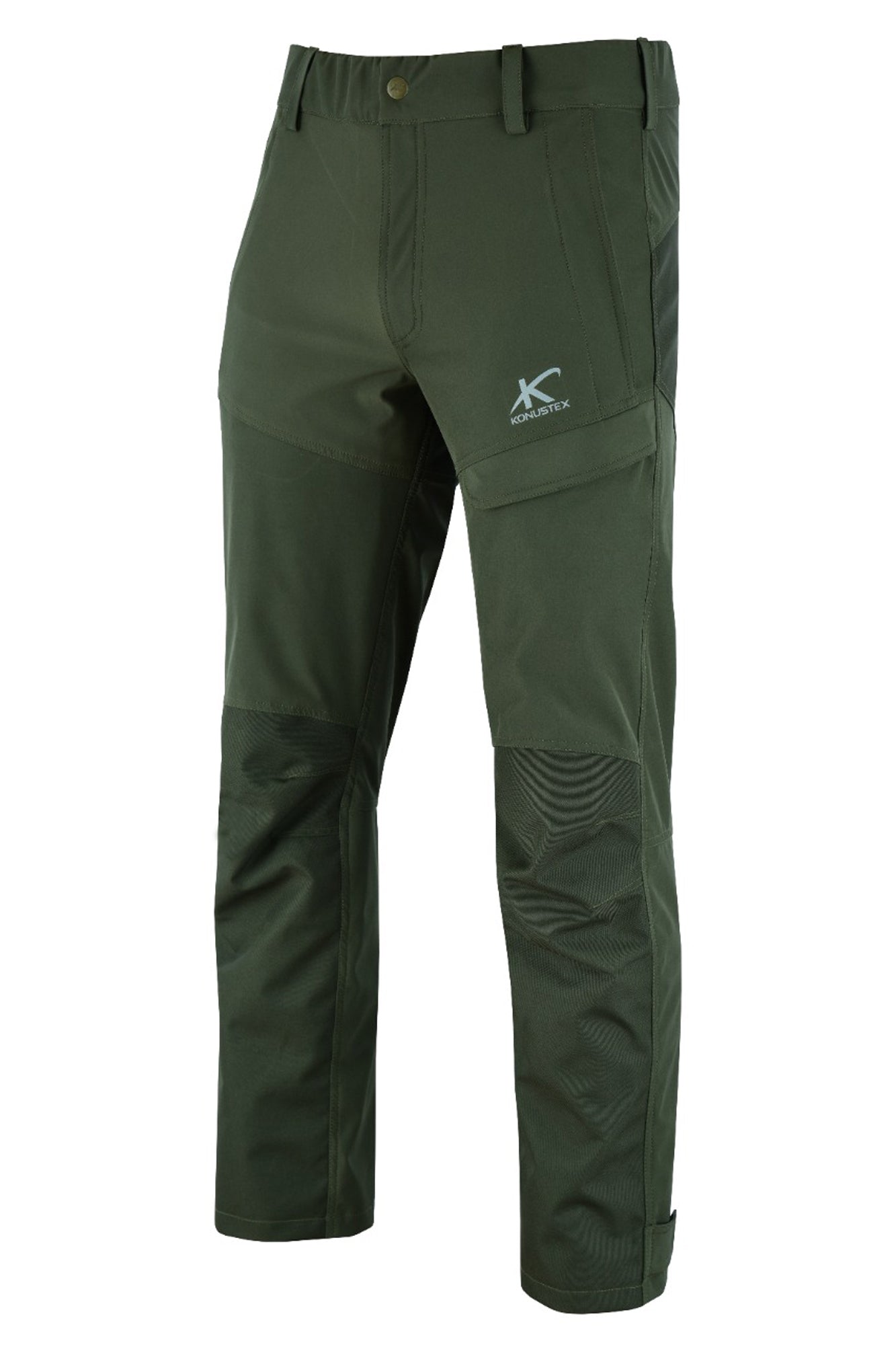 KONUSTEX - Pantalone da caccia KONUSTEX GAMEXEL impermeabile verde - Caccia Outdoor Ciclismo Fitness, Pantaloni - OnTheRoad.shop