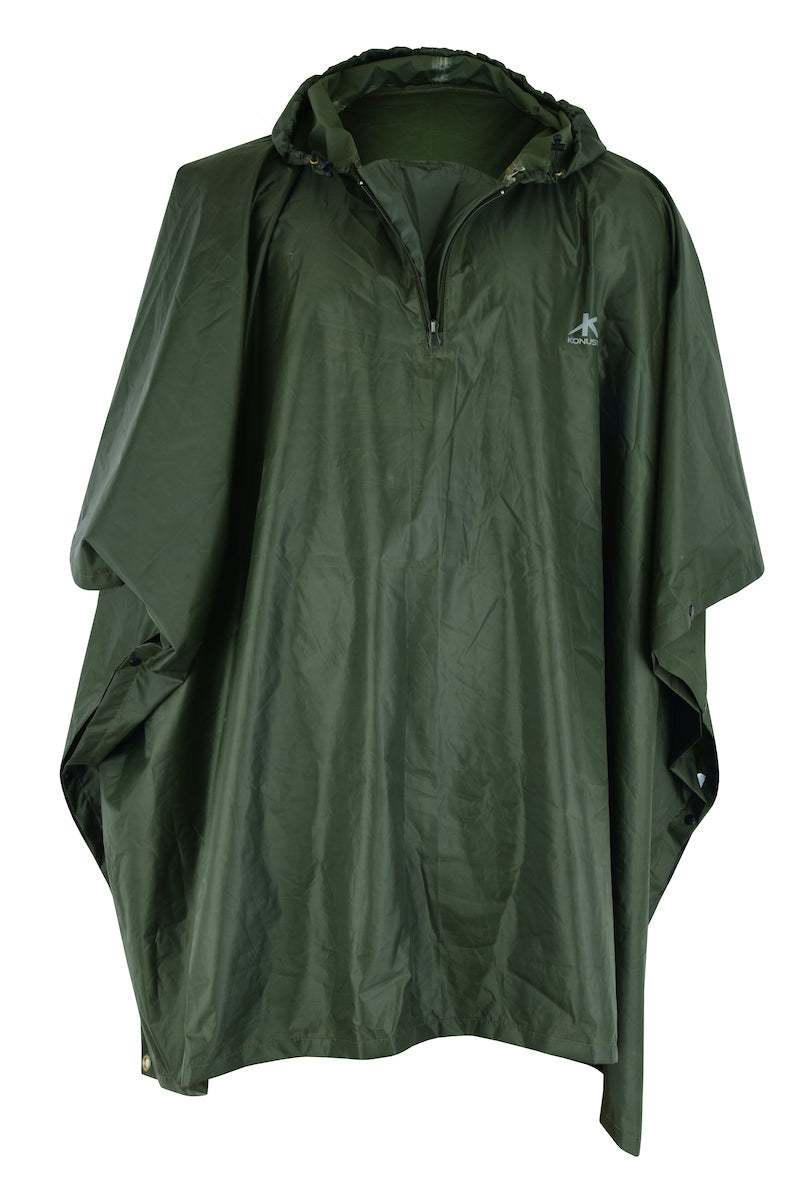 KONUSTEX LAXO PONCHO green light waterproof windproof hunting jacket