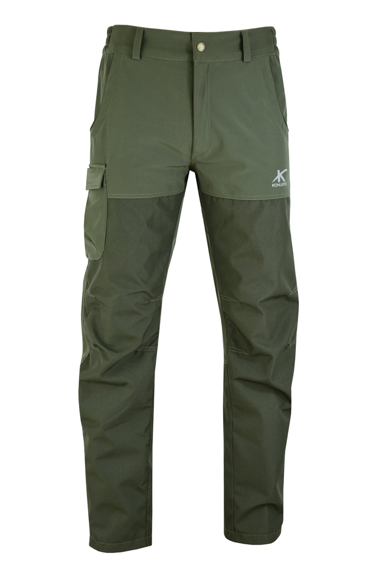 KONUSTEX - Pantalone da caccia KONUSTEX TENACE impermeabile verde - Caccia Outdoor Ciclismo Fitness, Pantaloni - OnTheRoad.shop