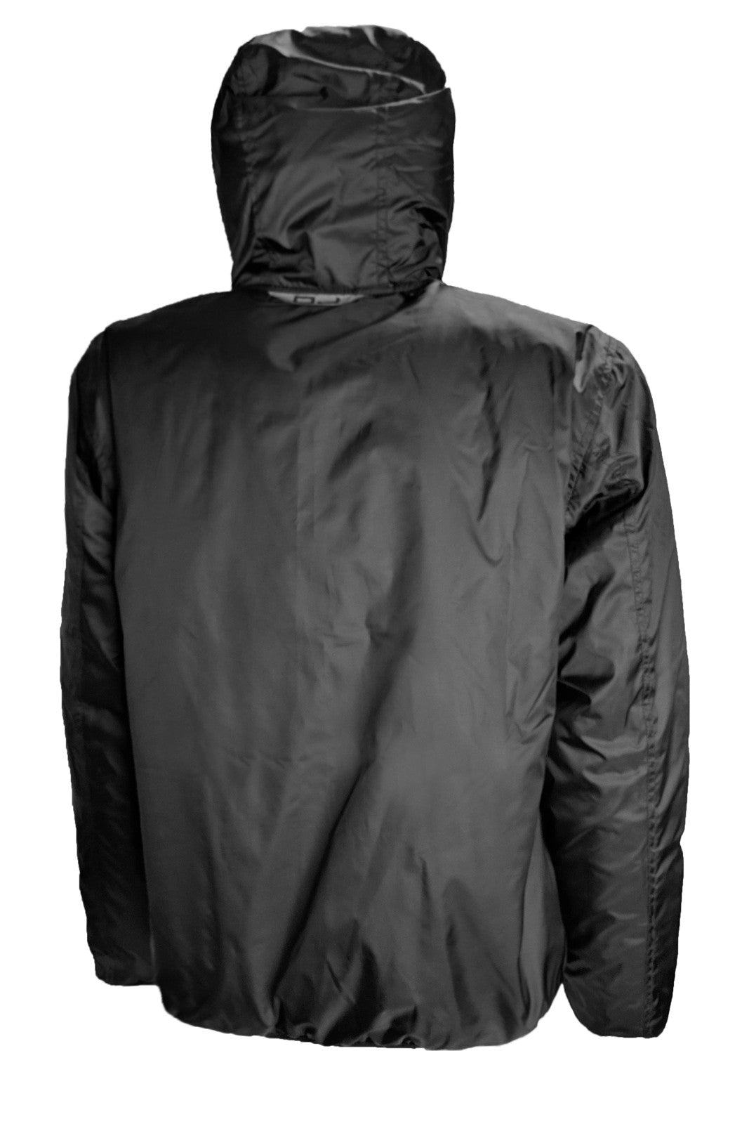 Giacca antipioggia moto OJ Reverse nera reversibile waterproof con cappuccio - OnTheRoad.shop - OJ