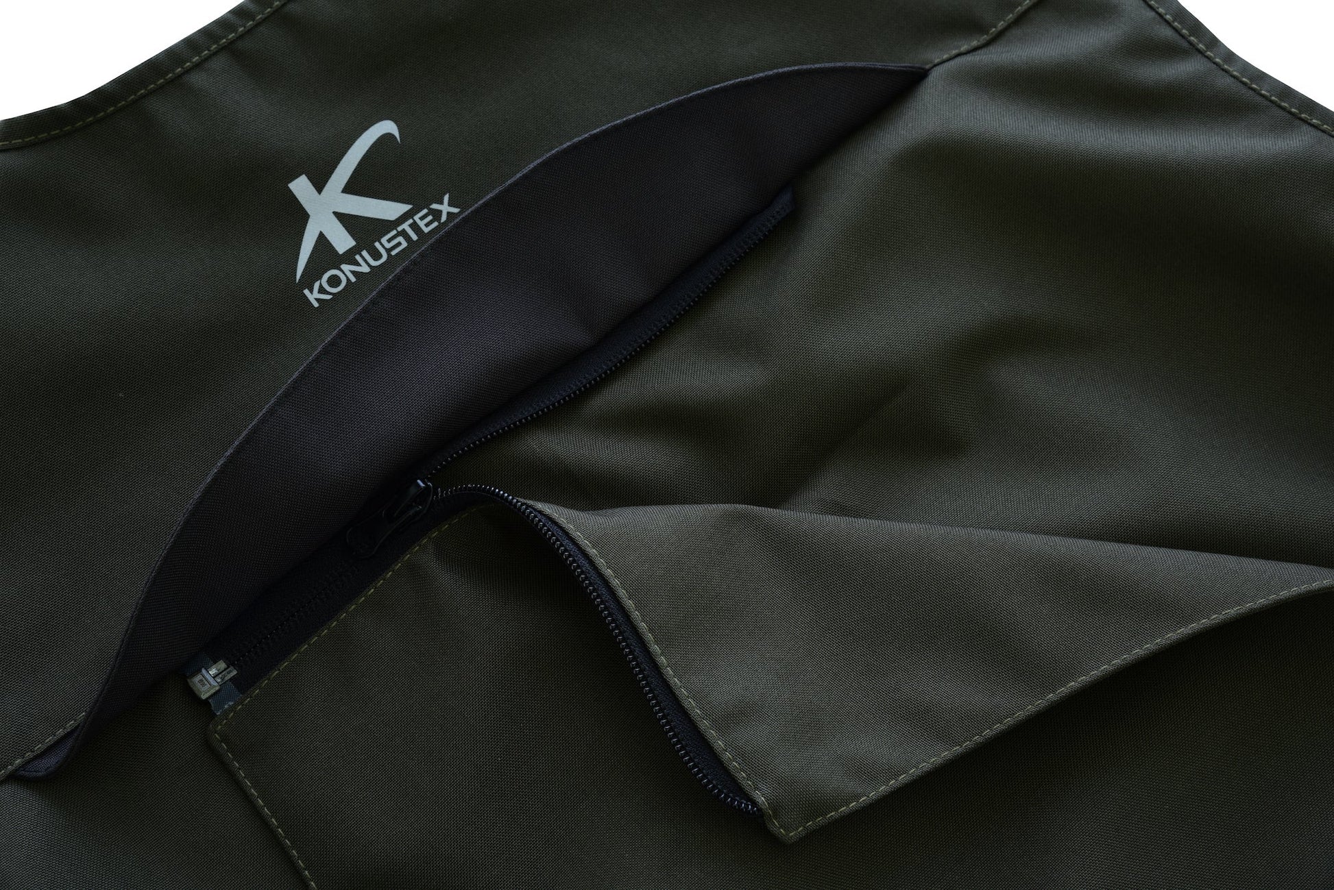 Gilet da caccia KONUSTEX NOTABLE verde #367 - OnTheRoad.shop - KONUSTEX