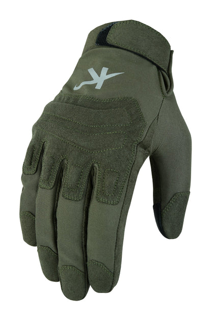 Guanti da caccia KONUSTEX GLADIO verde tattici touch screen - OnTheRoad.shop - KONUSTEX