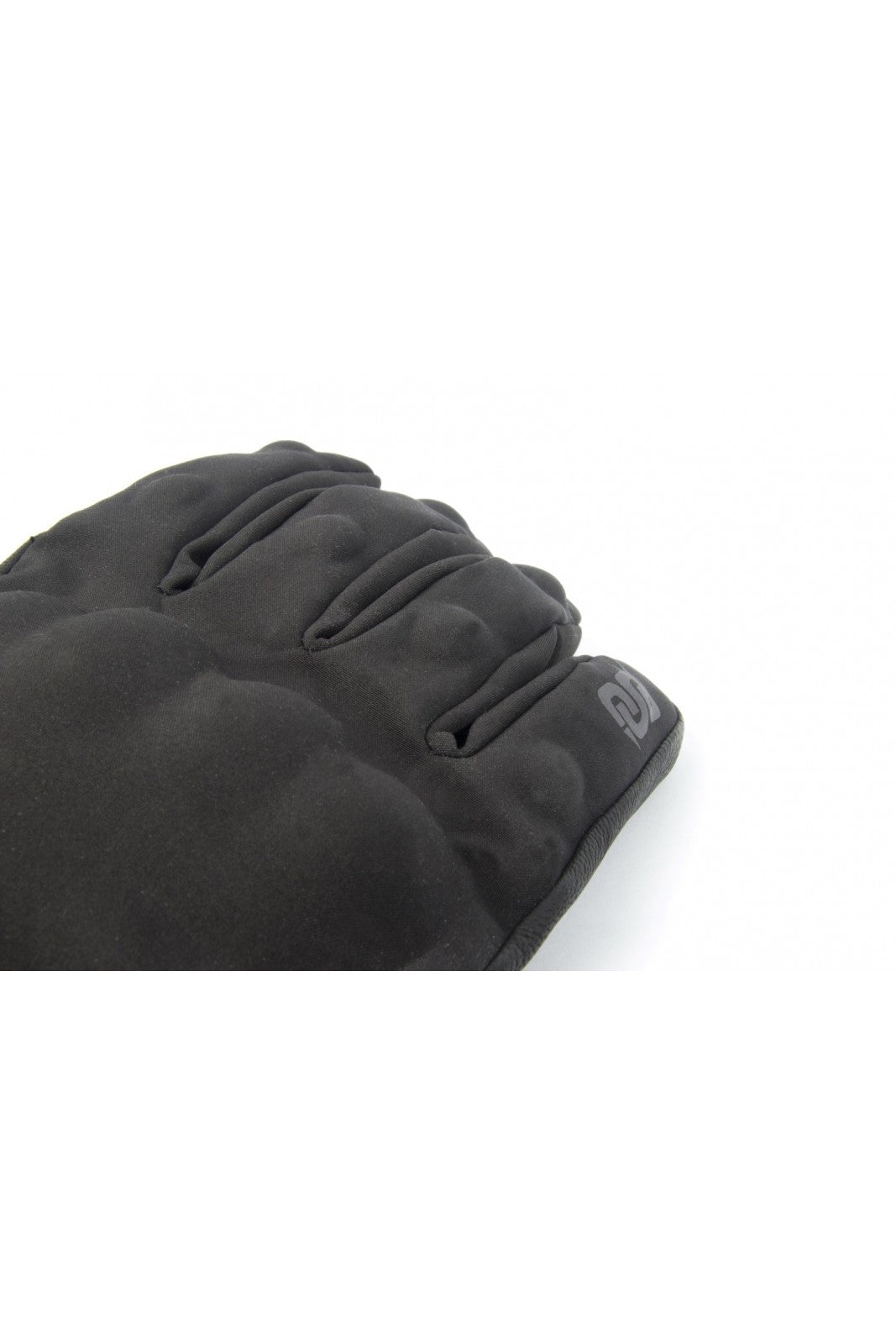 Guanti invernali OJ PLAIN in pelle e tessuto con protezioni, nero - OnTheRoad.shop - OJ