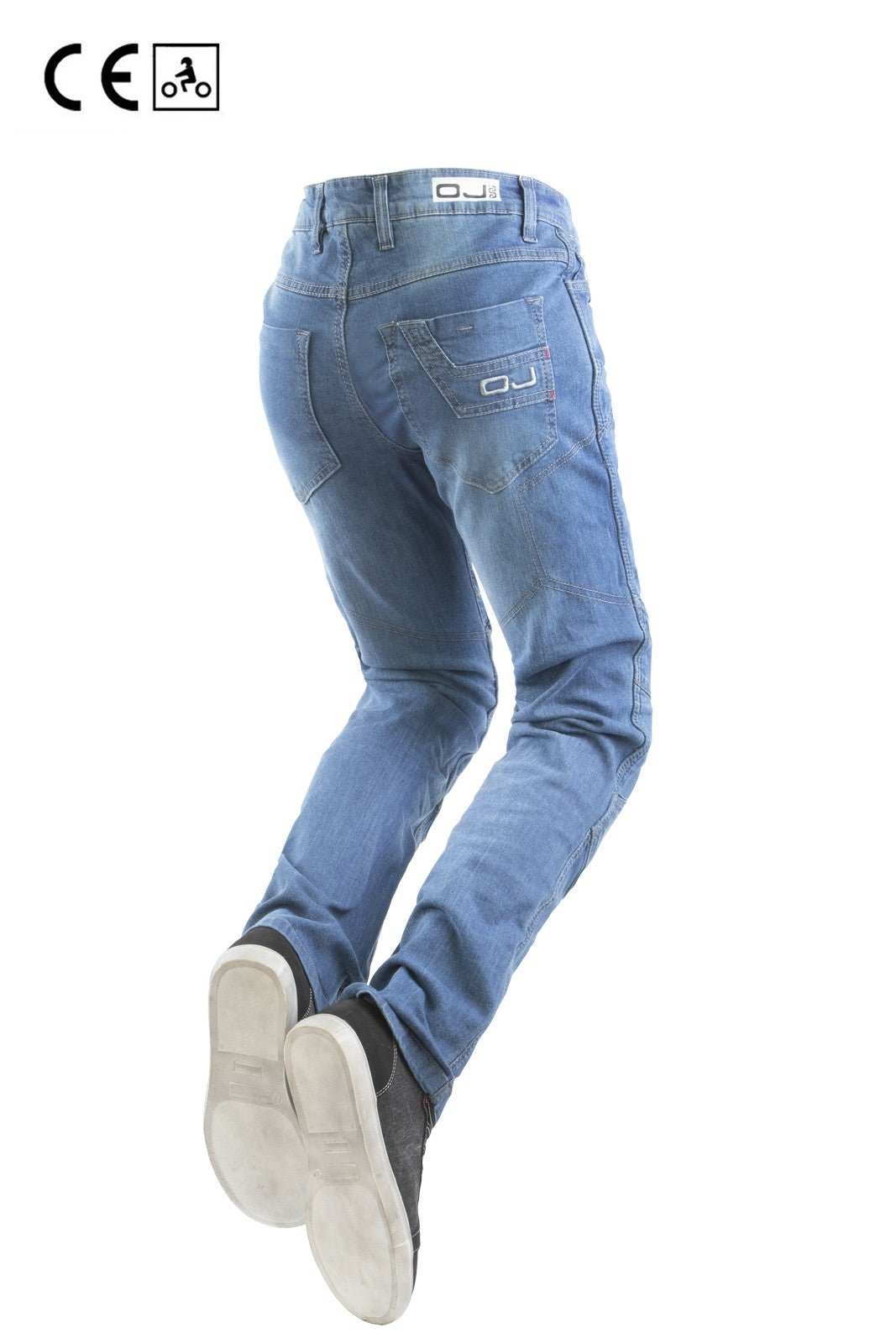 Jeans moto OJ DEFENDER LADY donna, elasticizzato, aramide, protezioni rimovibili - OnTheRoad.shop - OJ