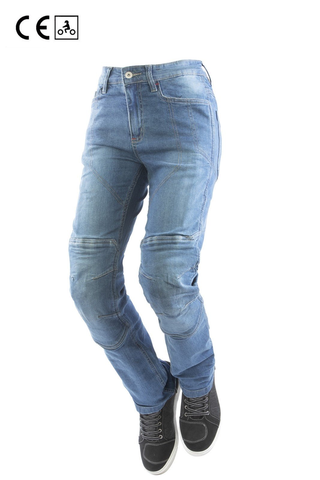 Jeans moto OJ DEFENDER LADY donna, elasticizzato, aramide, protezioni rimovibili - OnTheRoad.shop - OJ
