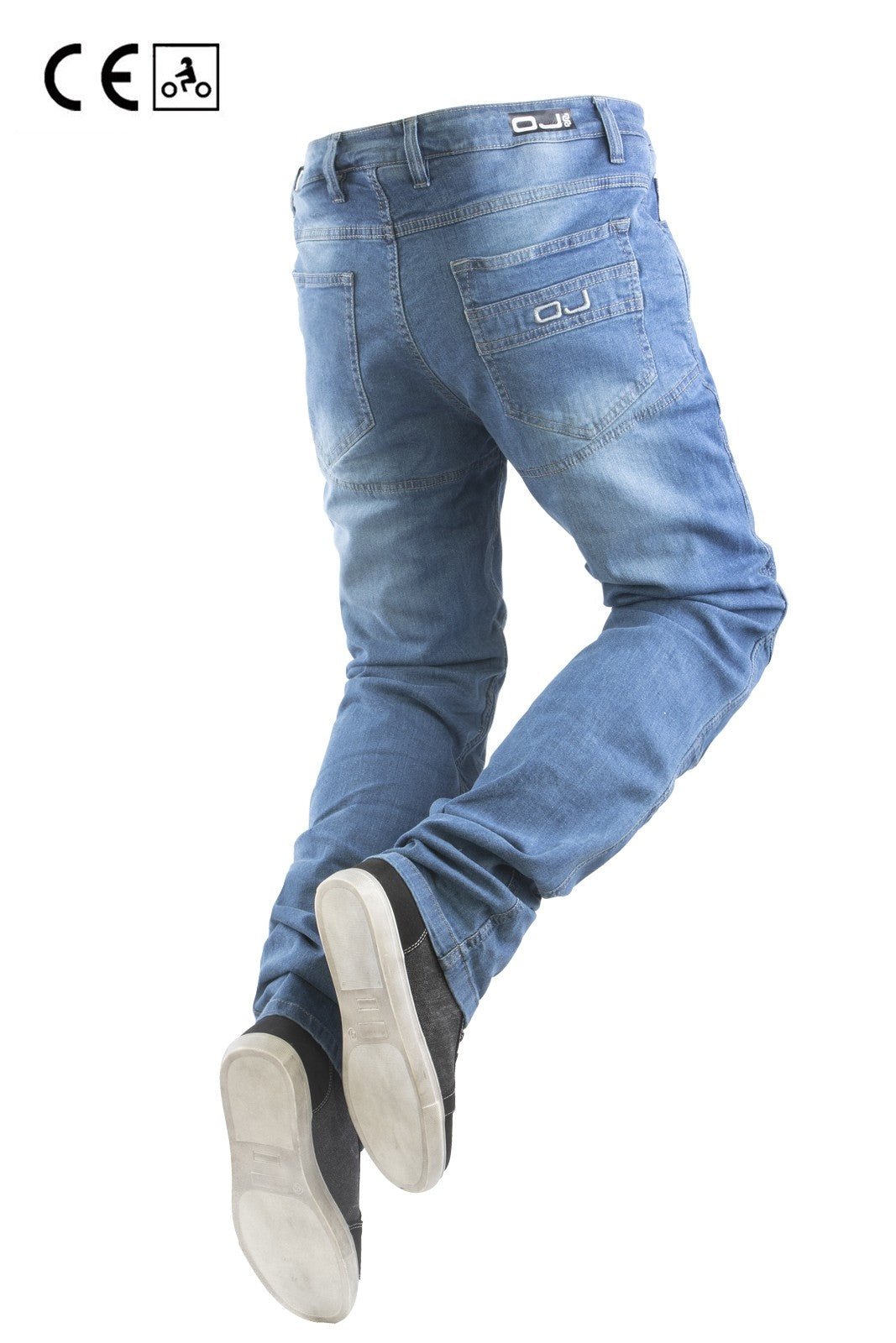 Jeans moto OJ STORM uomo elasticizzato, impermeabile, aramidica e protezioni - OnTheRoad.shop - OJ