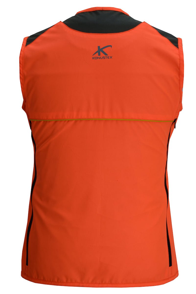 KONUSTEX GAMETOP LADY Gilet da caccia da donna arancione resistente all’acqua, battuta al cinghiale OnTheRoad.shop KONUSTEX