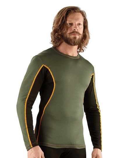 KONUSTEX T-shirt maglia caccia outdoor GAMEMAX-30 Polipropilene verde - OnTheRoad.shop - KONUSTEX
