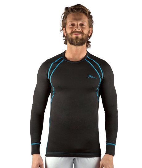 KONUSTEX T-shirt maglia caccia outdoor K-WIND 30 Polipropilene nera - OnTheRoad.shop - KONUSTEX