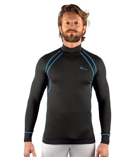 KONUSTEX T-shirt maglia caccia outdoor K-WIND 40 Polipropilene nera - OnTheRoad.shop - KONUSTEX