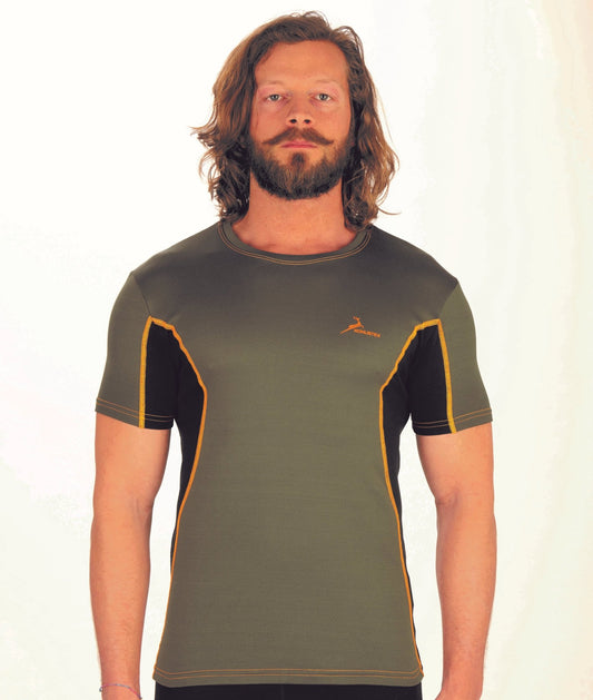KONUSTEX T-shirt maglia caccia outdoor VIVREMAX-20 Polipropilene verde estiva - OnTheRoad.shop - KONUSTEX