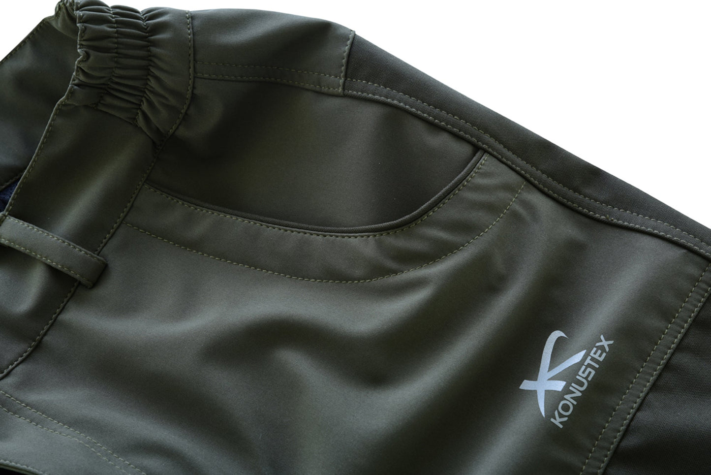KONUSTEX TENACE Pantalone da caccia impermeabile verde - OnTheRoad.shop - KONUSTEX