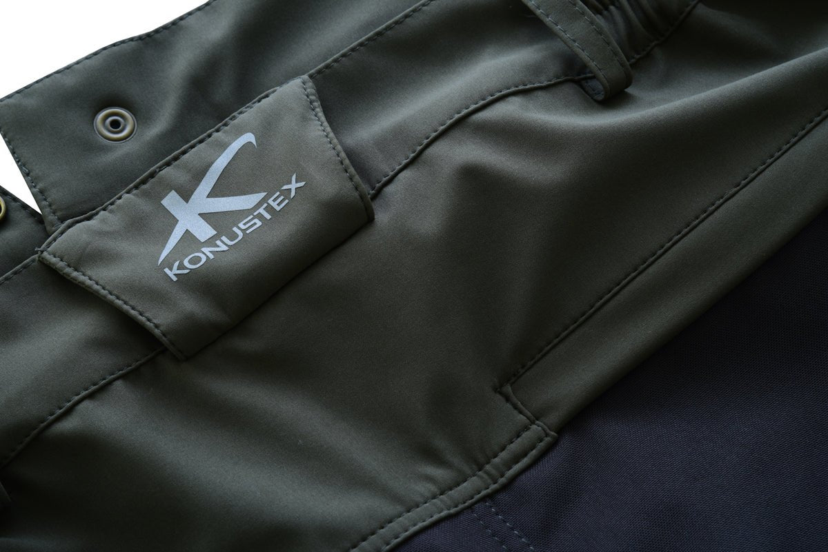 Pantalone da caccia KONUSTEX GRINTO 2.0 impermeabile verde - OnTheRoad.shop - KONUSTEX